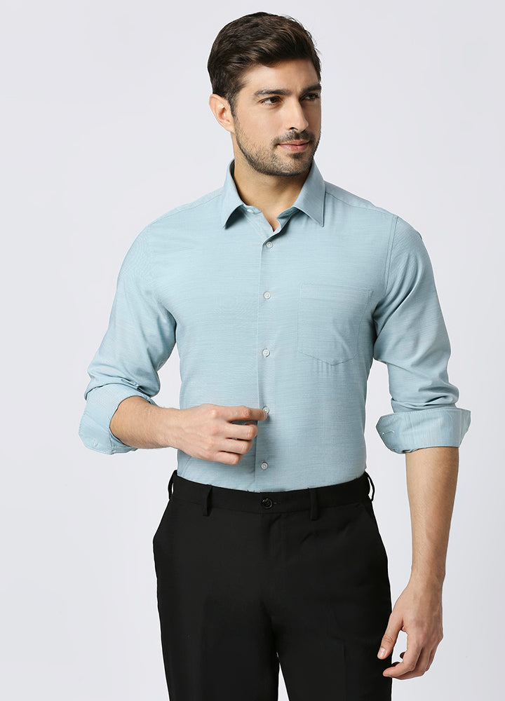 Bamboo Stria Shirt - mint green