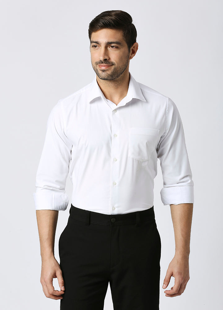 Modal Fresh Essential Shirt - White