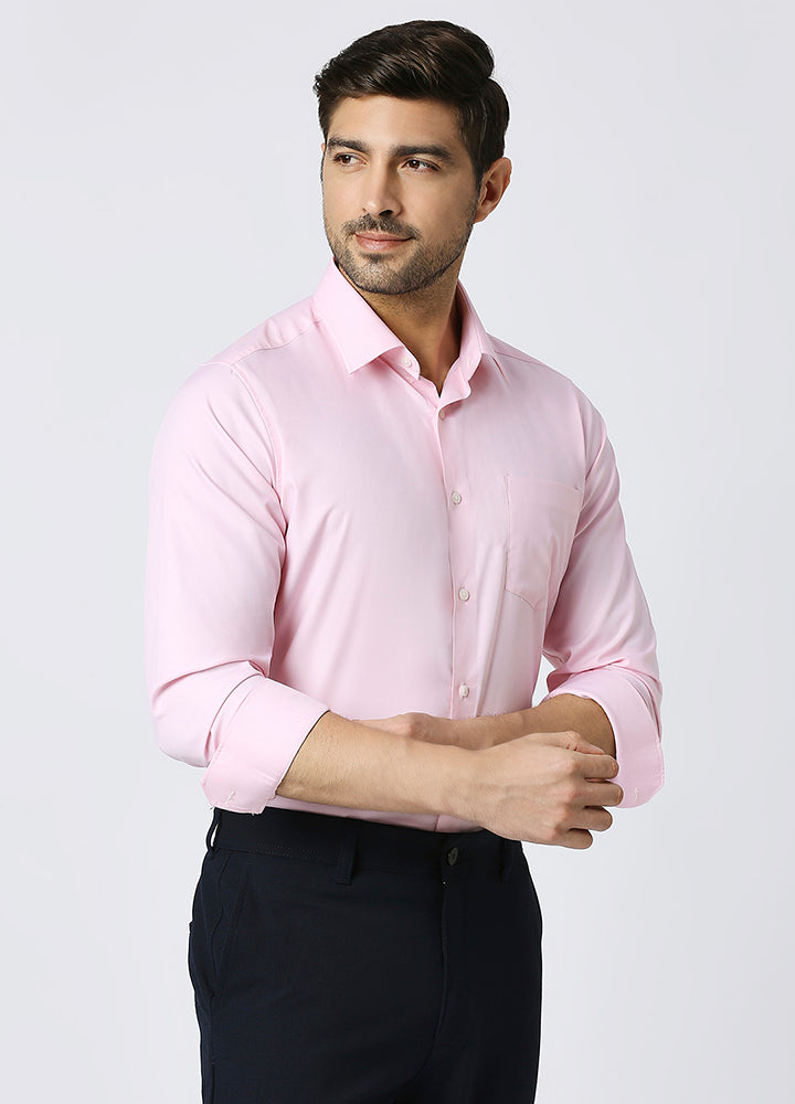 Bamboo Shield Shirt - Baby Pink