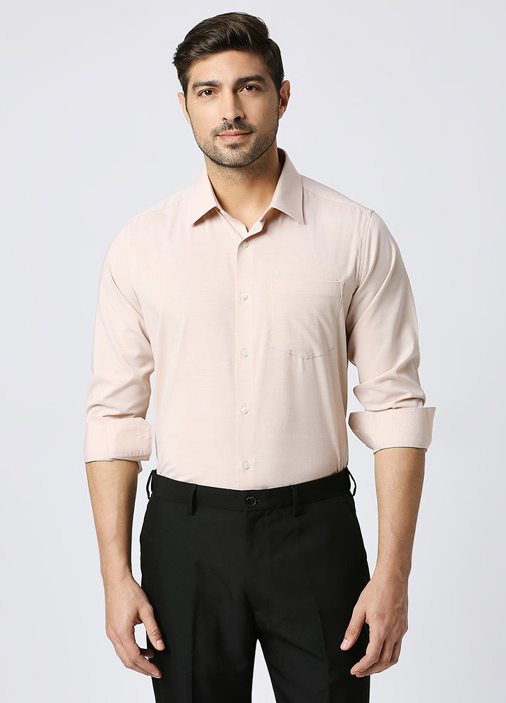 Bamboo Stria Shirt - Champagne