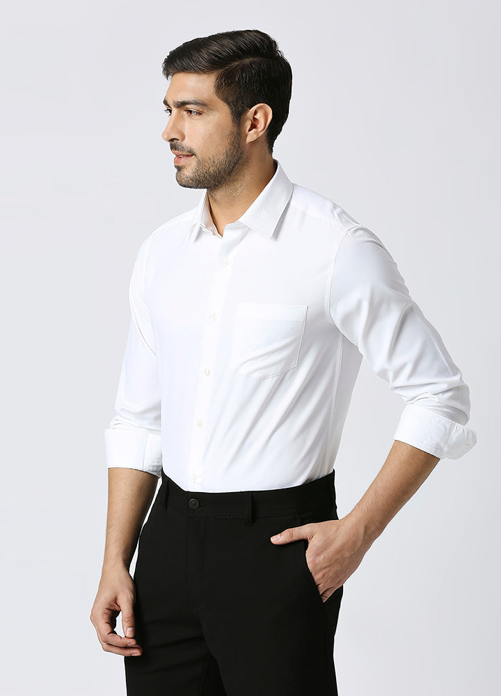 Cool Twill Modal Shirt - White