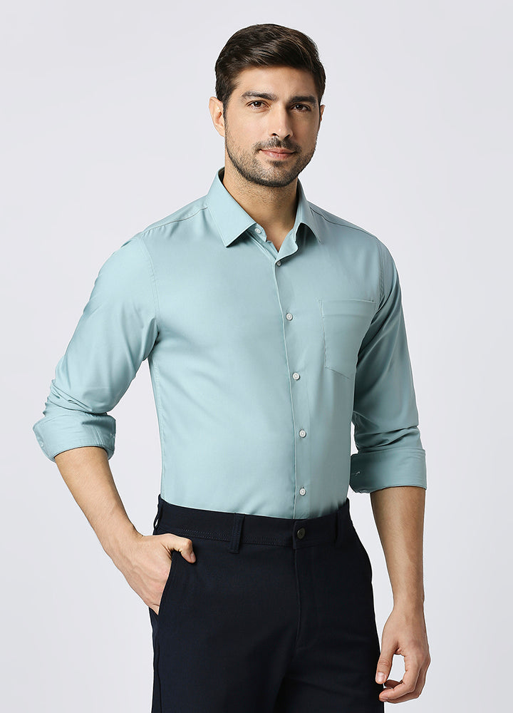 Bamboo Shield Shirt- Mint green