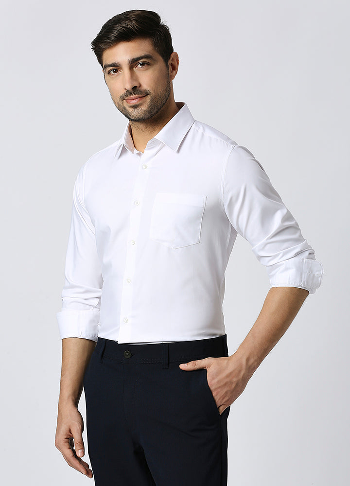 Bamboo Shield Shirt- White