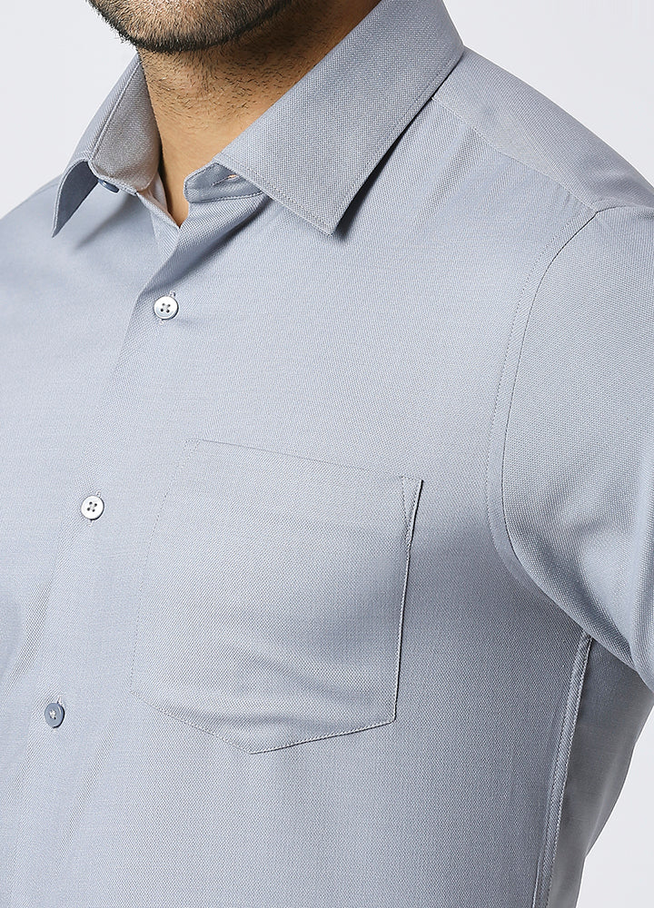 Bamboo Crest Shirt -  Grey