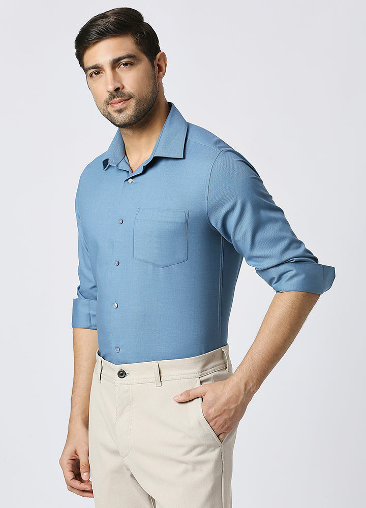 Bamboo Crest Shirt - Teal