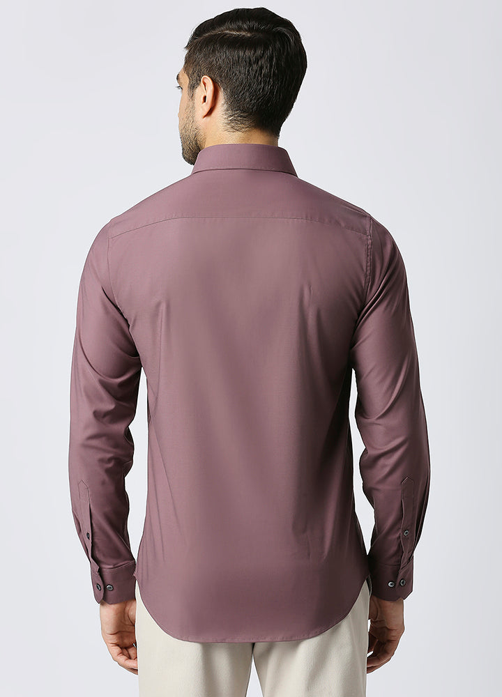 Modal Fresh Essential Shirt - Maroon