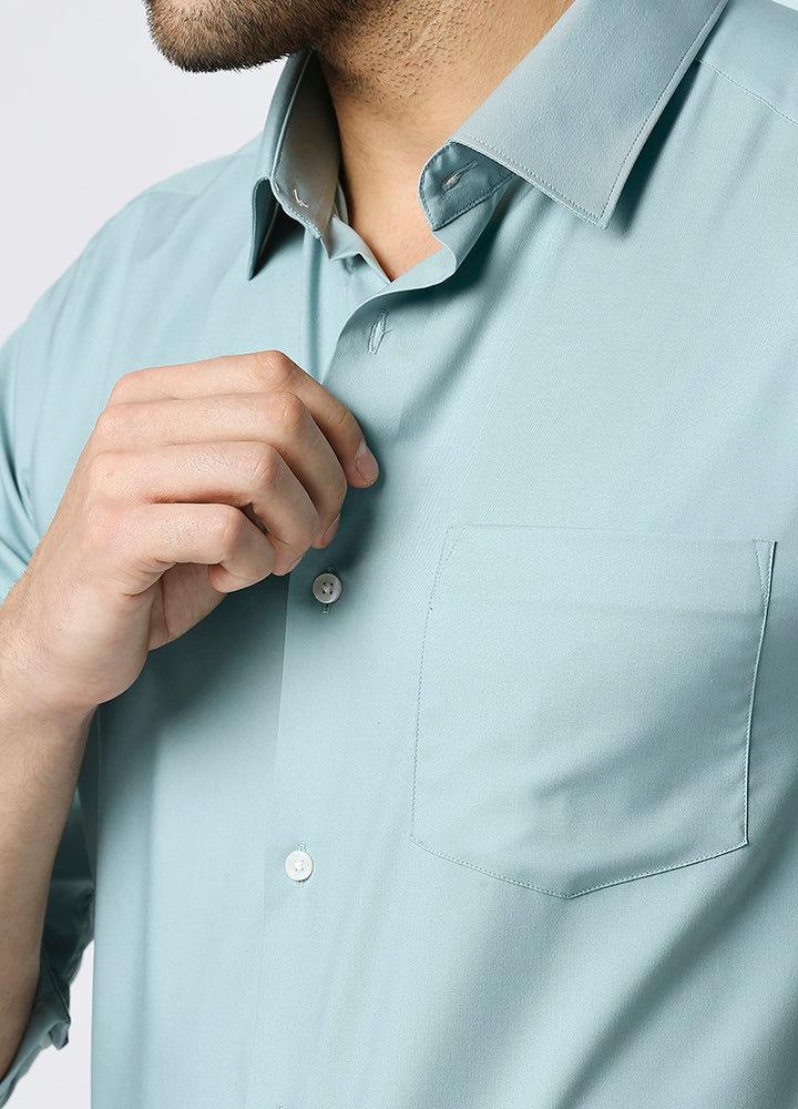 Bamboo Shield Shirt- Mint green