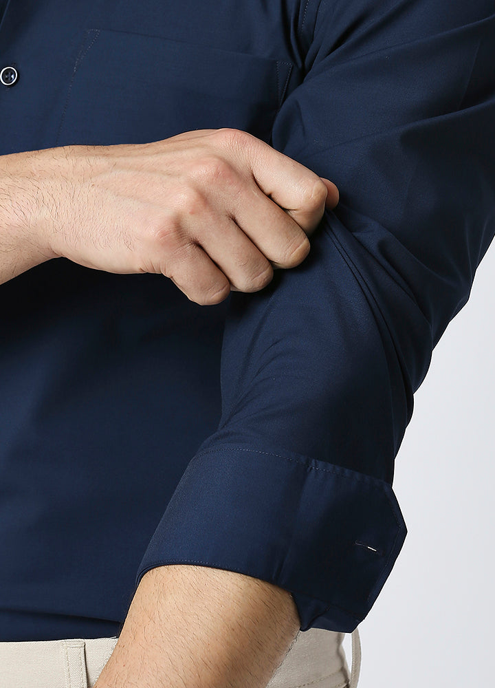 Modal Fresh Essential Shirt - Navy