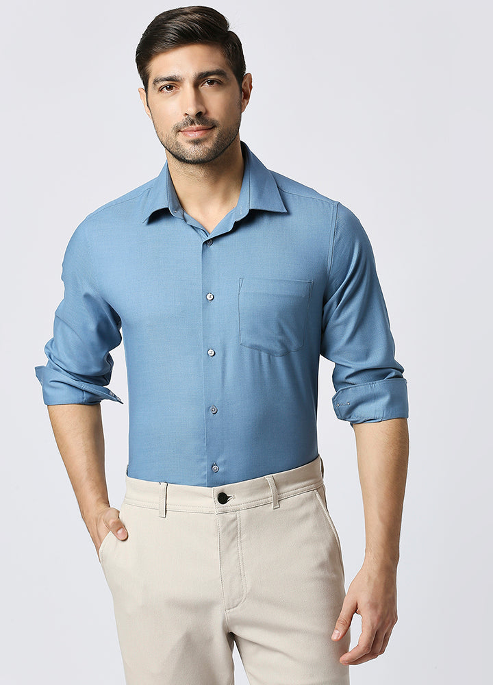 Bamboo Crest Shirt - Teal