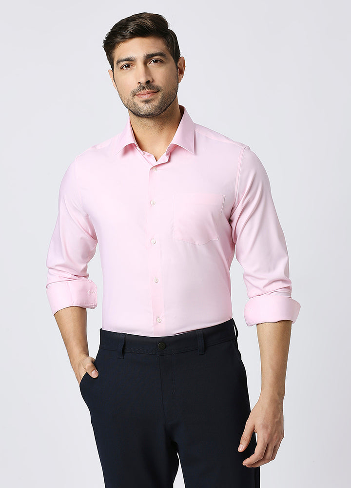 Bamboo Shield Shirt - Baby Pink