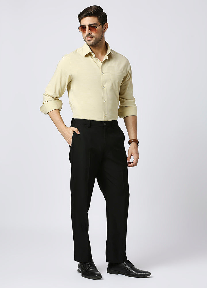 Bamboo Stria Shirt - Yellow