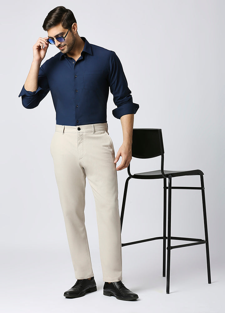 Modal Fresh Essential Shirt - Navy