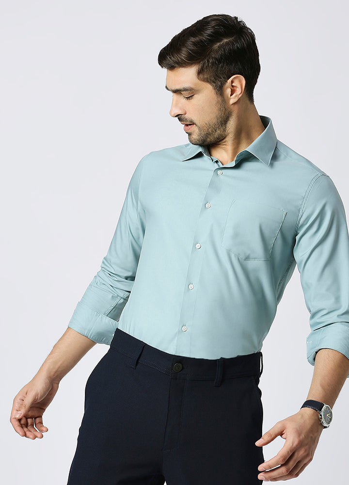 Bamboo Shield Shirt- Mint green