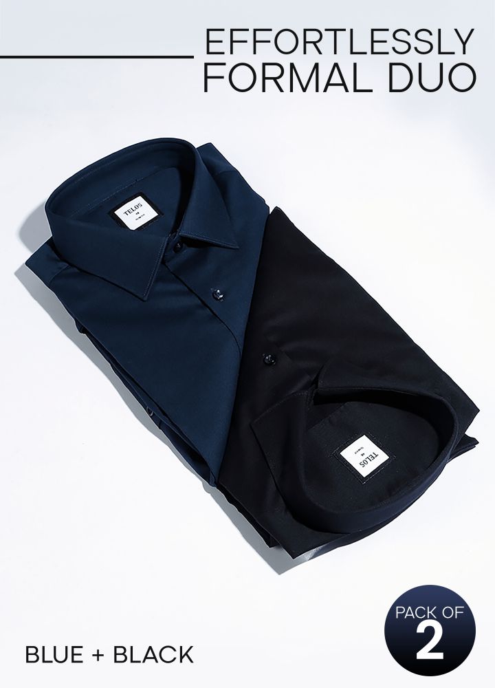 Perennial Texture Shirt Pack - Navy & Black