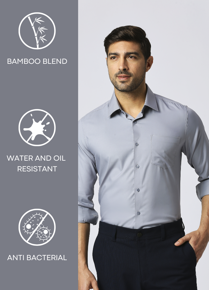 Bamboo Shield Shirt- Grey