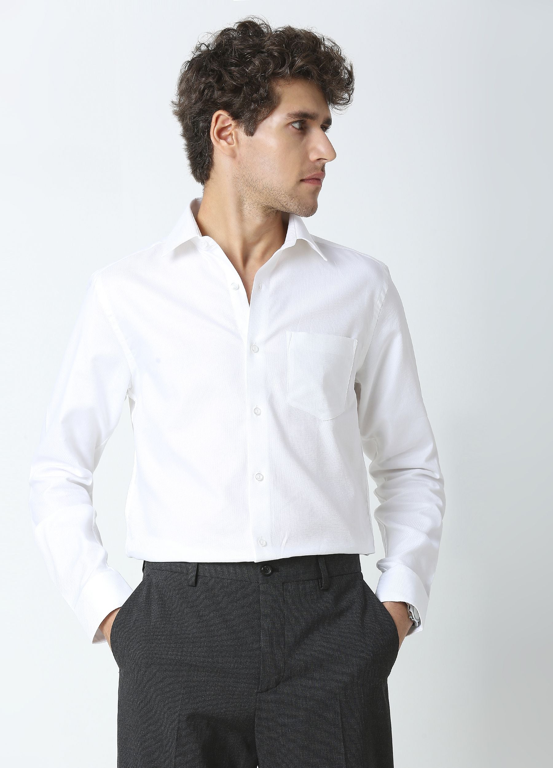 Perennial Texture Shirt White