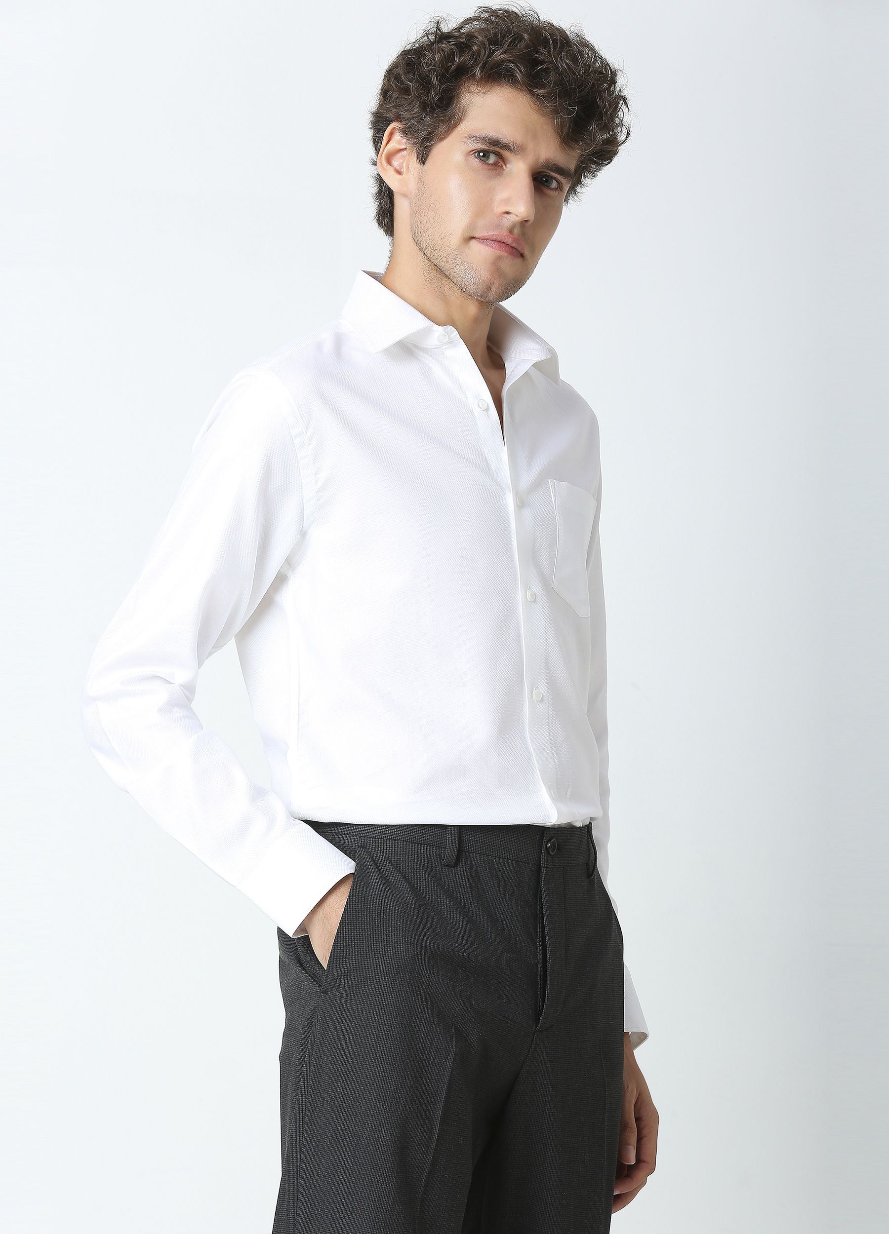 Perennial Texture Shirt White