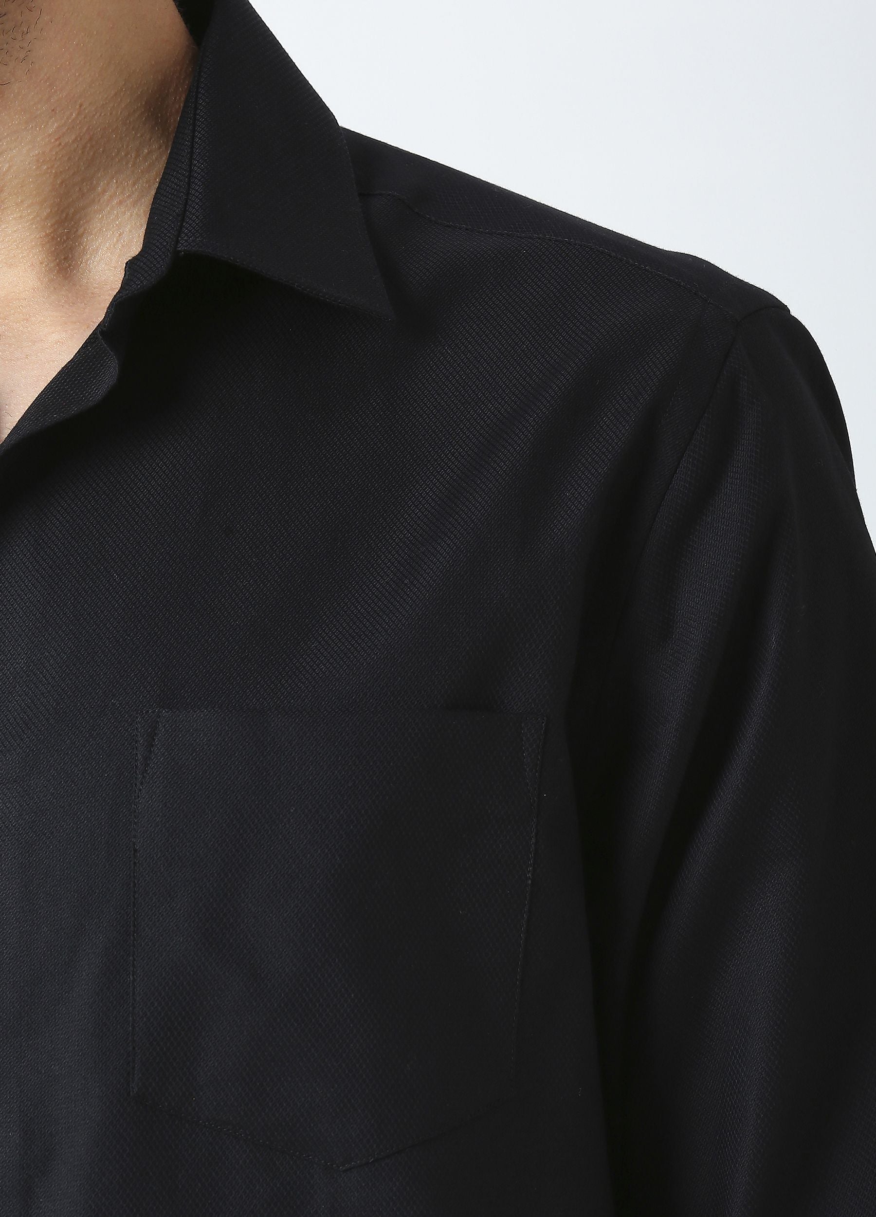 Perennial Texture Shirt Black